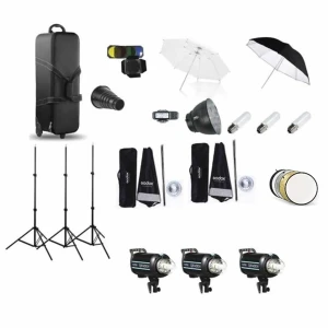 کیت فلاش چتری استودیویی گودکس مدل QS 300 II